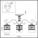 Люстра потолочная Lumion 3286/3C ZARLINA