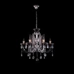 Люстра Eurosvet 3297/6 хром/прозрачный хрусталь
