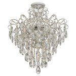 Люстра с хрусталем 33068/10WG+WT Экономсвет