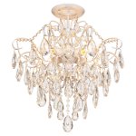Люстра с хрусталем 33068/4WG+WT Экономсвет