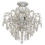 Люстра с хрусталем 33068/6WG+WT Экономсвет