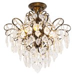 Светильник ЭкономСвет 33072/6BK+GD