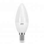 Лампа Gauss Elementary Свеча 10W 750lm 6500K Е14 LED (33130)