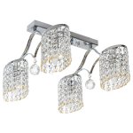 Светильник ЭкономСвет 33146/4CR CL GY