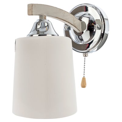 Настенный светильник Экономсвет 33218/1wCR+WT WT