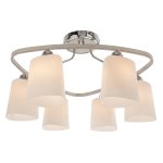 Потолочный светильник Экономсвет 33218/6CR+WT WT