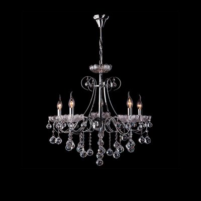 Люстра Eurosvet 3321/5 хром/прозрачный хрусталь