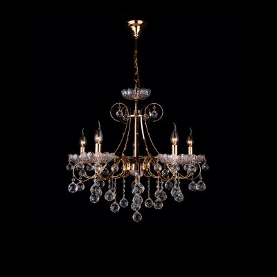 Люстра Eurosvet 3321/5 золото/прозрачный хрусталь