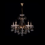 Люстра Eurosvet 3321/5 золото/прозрачный хрусталь