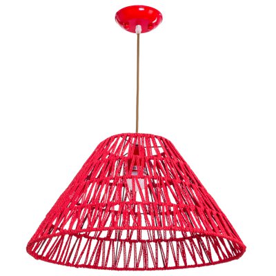 Светильник из ротанга Экономсвет 3328A/1P RD