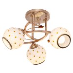 Светильник ЭкономСвет 332A/3FGD WT