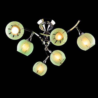 Светильник Eurosvet 3353/6 хром/зеленый