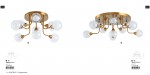 Люстра потолочная Divinare 3360/15 PL-9 DALLAS