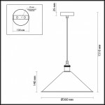 Подвесной светильник Odeon light 3364/1 AGRA