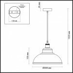 Подвесной светильник Odeon light 3366/1 MIRT
