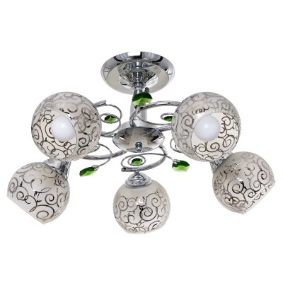 Светильник ЭкономСвет 33719/5 A CR CR GN