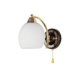 Светильник ЭкономСвет 33916/1wFGD+BKD WT*20