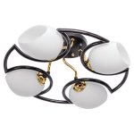 Светильник ЭкономСвет 33916/4FGD BKD WT