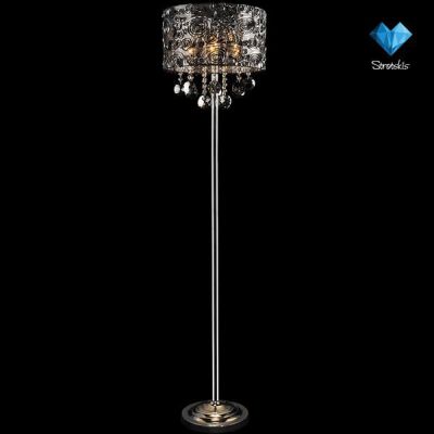 Светильник напольный Eurosvet 3400/3F хром дымчатый Светильник напольный Eurosvet 3400/3F хром дымчатый