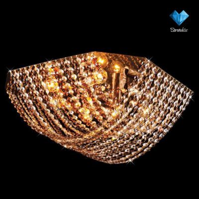 Люстра Eurosvet 3408/9 золото тонированное