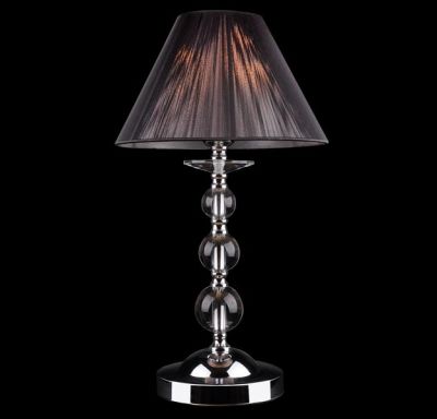 Светильник настольный Eurosvet 3411/1T хром черный Светильник настольный Eurosvet 3411/1T хром черный