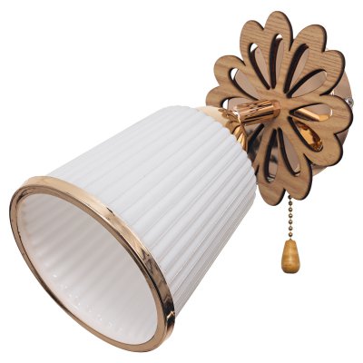 Светильник ЭкономСвет 342LM/1wFGD+BR WT