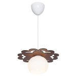 Подвесной светильник Экономсвет 343LM/1P BR+FGD WT