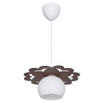 Подвесной светильник Экономсвет 343LM/1P BR+FGD WT