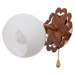 Светильник ЭкономСвет 343LM/1wBR+FGD WT