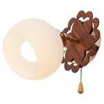 Светильник ЭкономСвет 343LM/1wBR+FGD WT