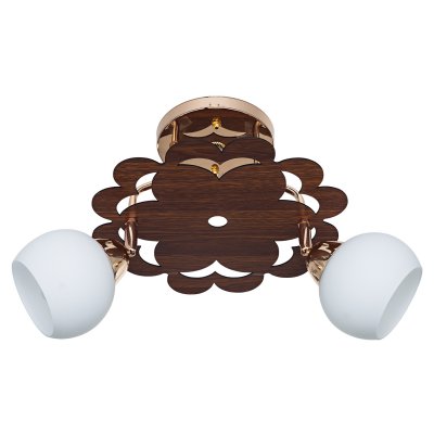 Светильник ЭкономСвет 343LM/2BR+FGD WT