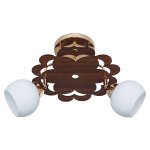 Светильник ЭкономСвет 343LM/2BR+FGD WT