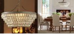 Подвесная Люстра Clarissa Glass Drop Petite Round Chandelier By Imperiumloft