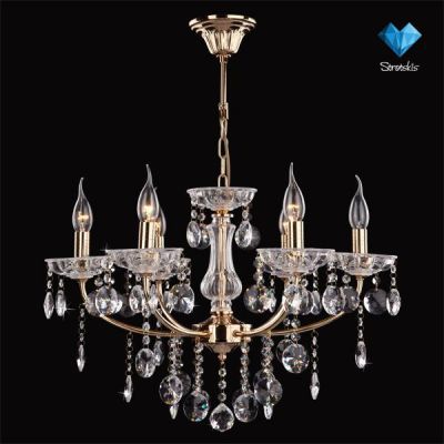 Люстра Eurosvet 3451/6 золото прозрачный