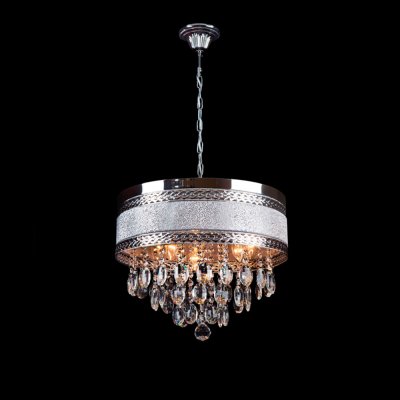 Люстра Eurosvet 3458/6 хром/прозрачный хрусталь