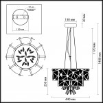 Люстра Odeon light 3479/5 HILARY