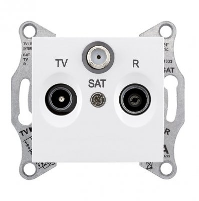 SE Sedna Беж Розетка TV/R/SAT проходная 4dB (SDN3501447)