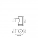 Светильник уличный настенный Lightstar 350607 Paro