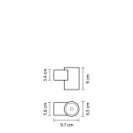 Светильник светодиодный уличный настенный Lightstar 350672 Paro