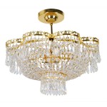 Хрустальная подвесная люстра Mw light 351010404 Изабелла