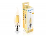 Лампа светодиодная Свеча на ветру CF35 15W 2700K Ambrella 351523 Filament LED CF35 15W E14 2700K 220-240V