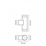 Светильник уличный настенный Lightstar 351609 Paro