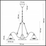 Люстра Lumion 3517/3 ANAKANA