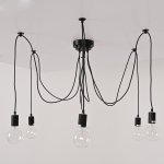 Люстра Spider Black L6 Imperiumloft By Imperiumloft