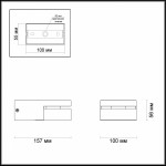 Настенный светильник Odeon light 3538/1WL LACONIS