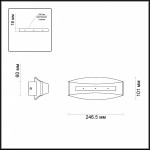 Настенный светильник Odeon light 3540/6LW MIRSO
