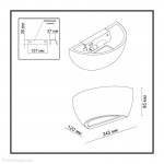 Настенный светильник Odeon light 3551/1W GIPS