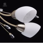 Плафон стекло со скосом 90*110мм E14 (32мм посадка) MW / DE 356012905 Нежность