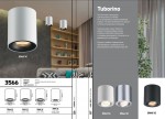 Потолочный накладной светильник Odeon light 3569/1C TUBORINO