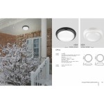 Светильник светодиодный 24Вт 250мм черный Novotech 357507 OPAL